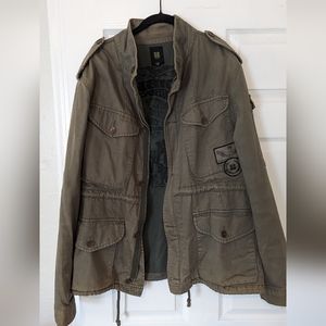 Insight Vintage Military Style Jacket, XL